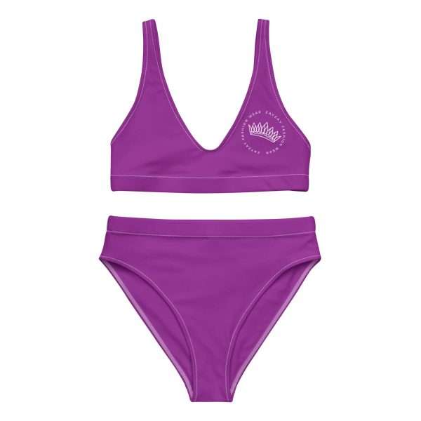 Bikini reciclado talle alto all over