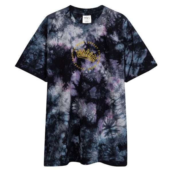 Camiseta oversize con efecto tie dye