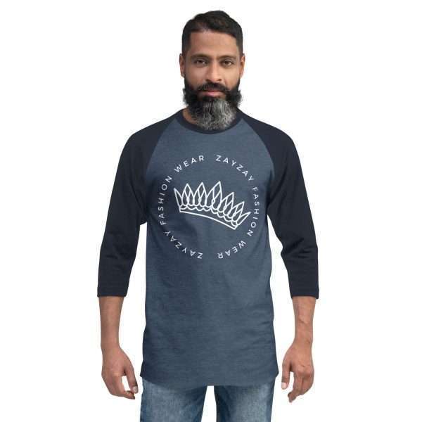 Camiseta con manga raglán tres cuartos